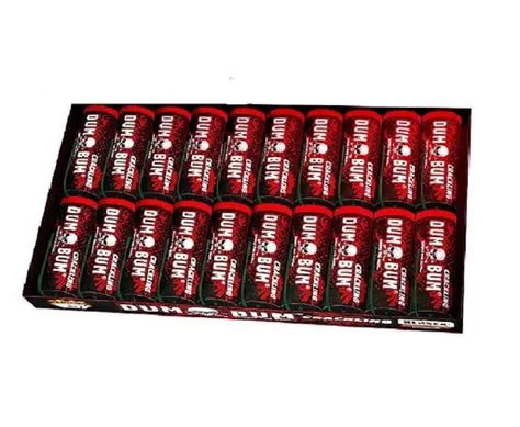 DUM BUM Crackling Effet Rouge | paquet de 20-0