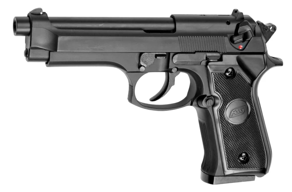 Réplique Pistolet M92 Gaz Noir Gnb 6 mm-0