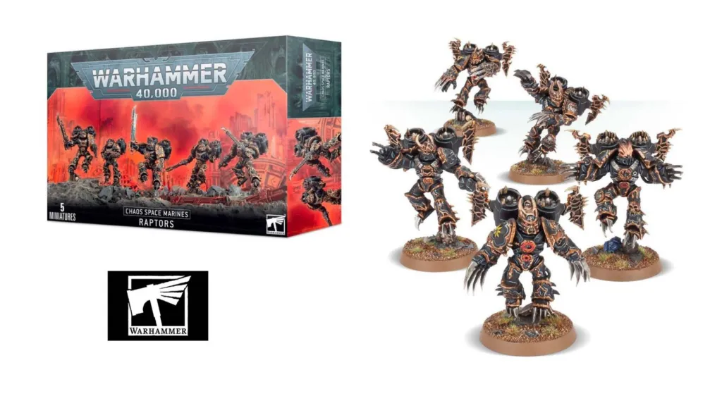 Chaos Space Marines : Raptor warhammer -0