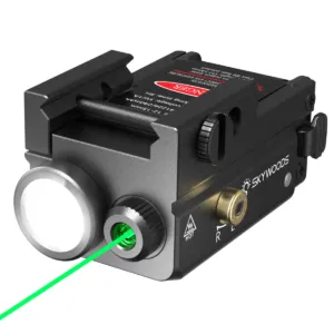 Lampe Tactique + Viseur Laser Vert Skywoods L53980-0