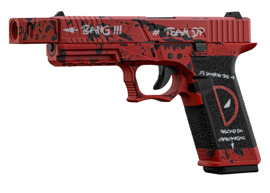 Réplique Gbb Vx7302 Dp Rouge Et Noir-0