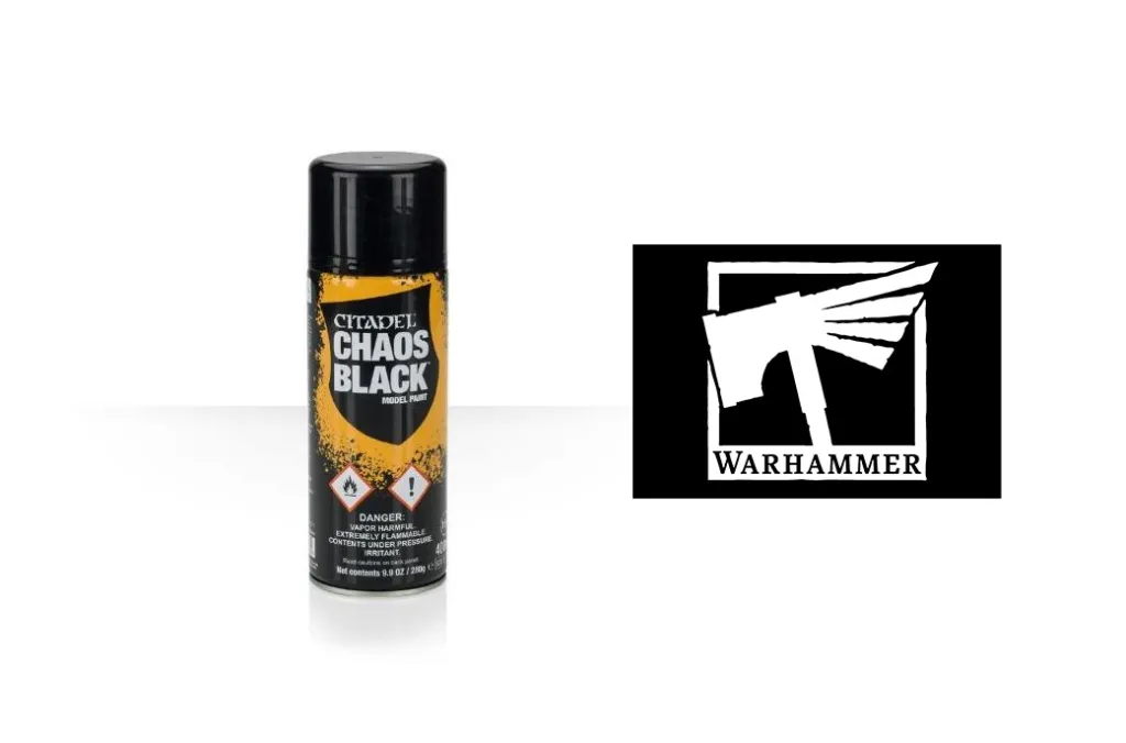 Bombe de Peinture Black Spray Warhammer-0