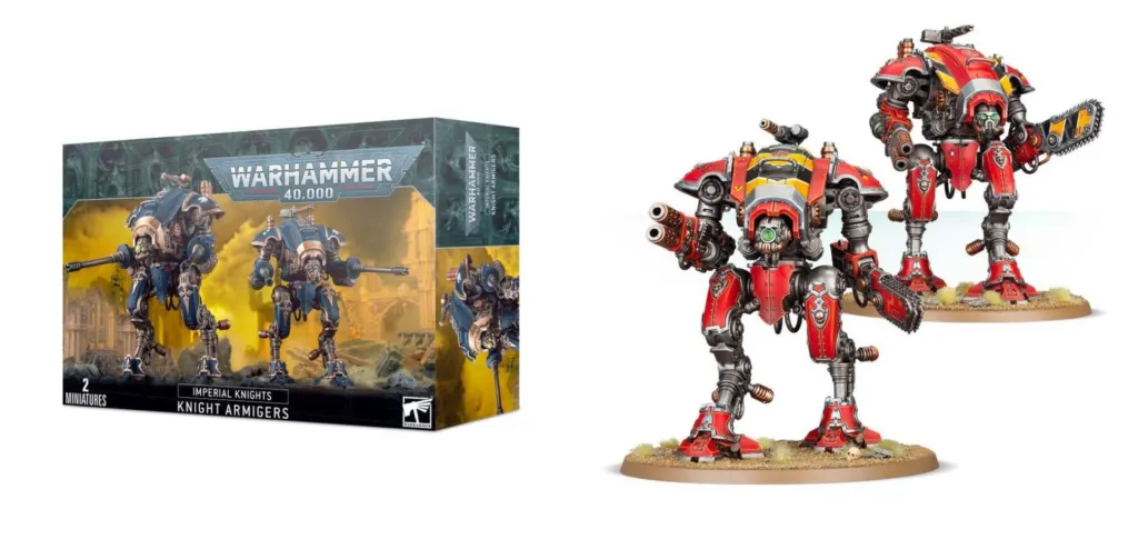 Chevaliers Armigers Imperial knights War hammer-0