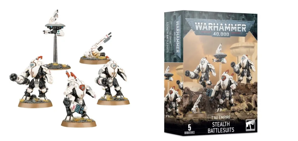 T'AU Empire: Exo-armures Stealth Warhammer-0