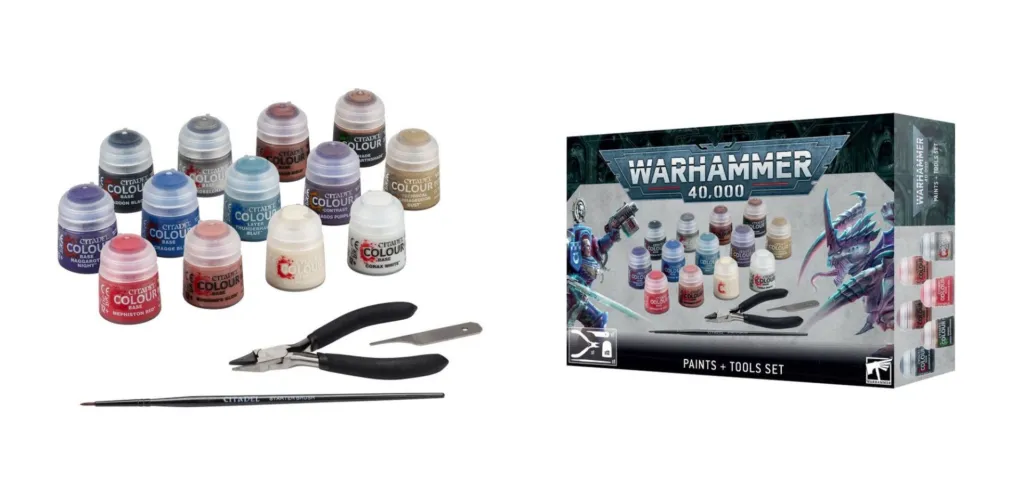 Set Peinture et Outils Warhammer 4000-0
