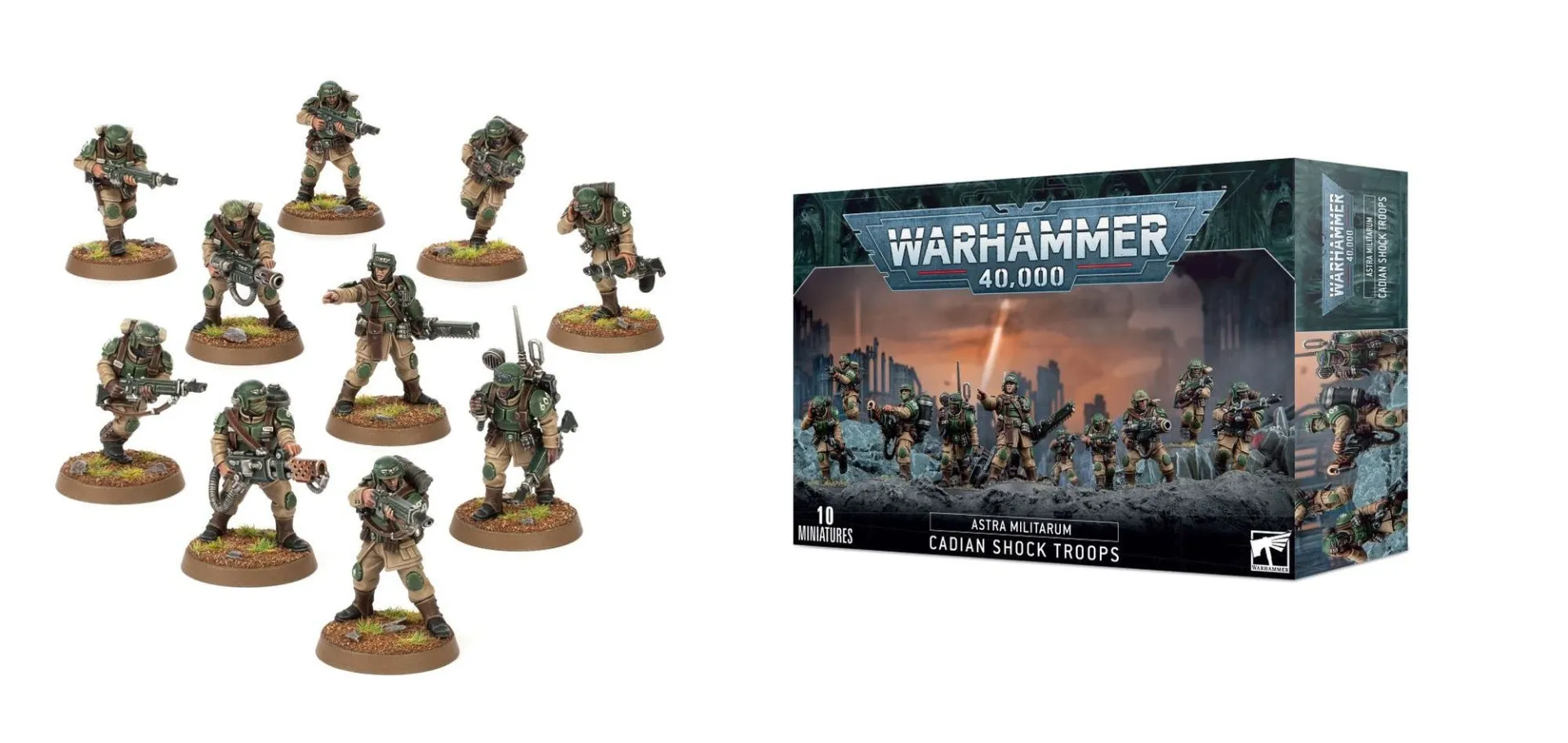 Troupe de Choc Cadiennes Warhammer-0
