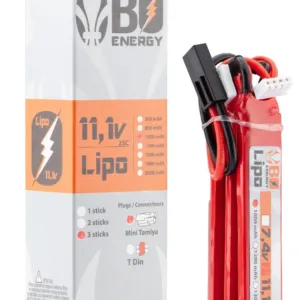 3 sticks batterie Lipo 3S 11.1V 1000mAh 25C-0