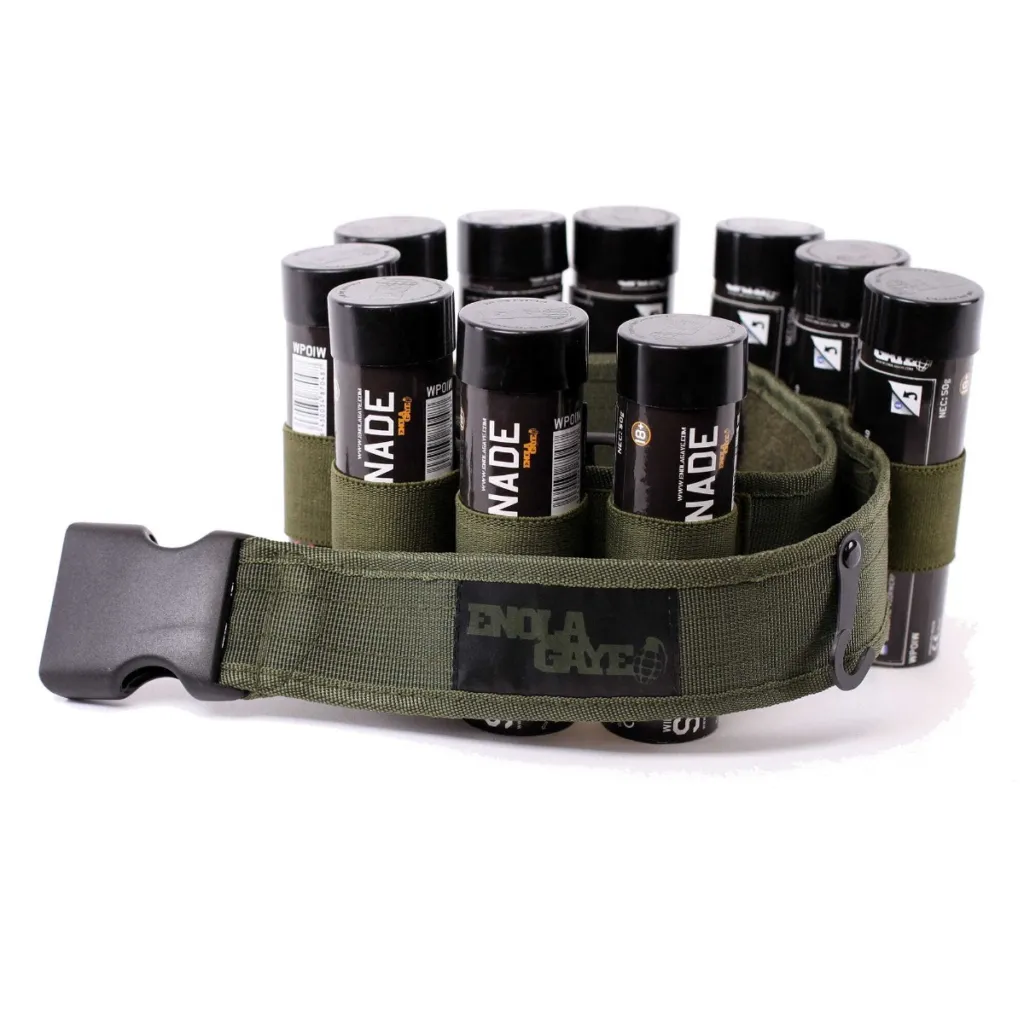 Ceinture pour 10 fumigènes Enola gaye Noire-0