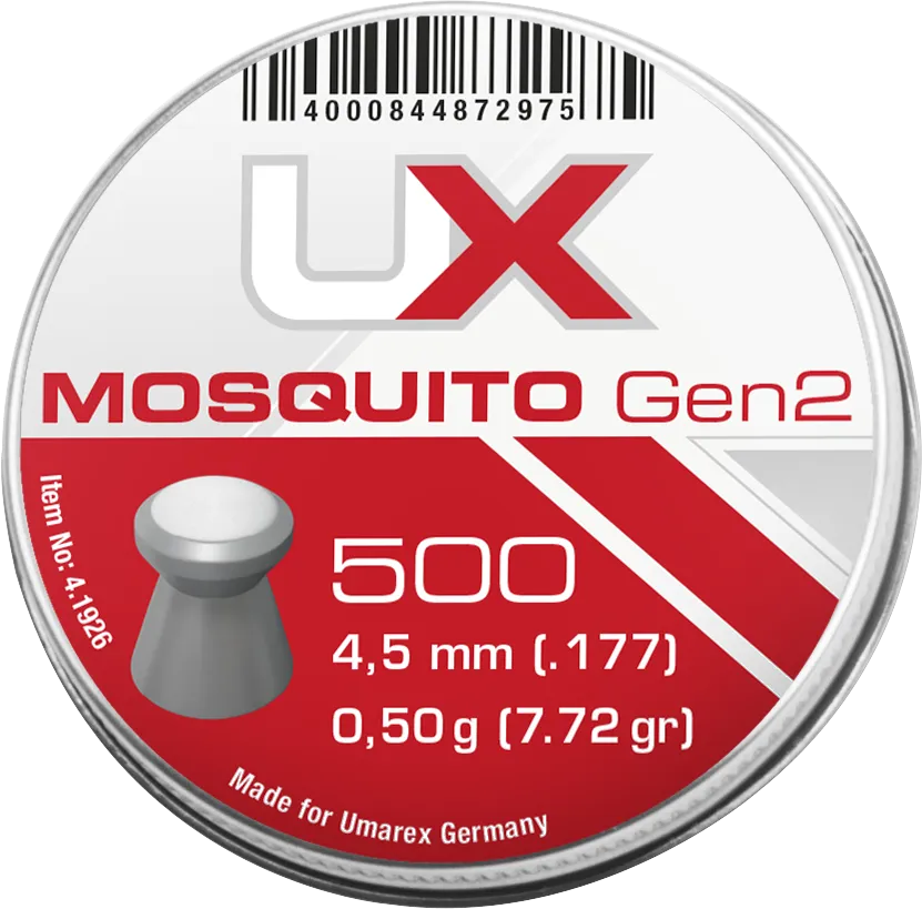 Plomb Plat Ux Mosquito Gen2 Cal 4.5 Mm 0.50g Cdtnmt 5x500-0