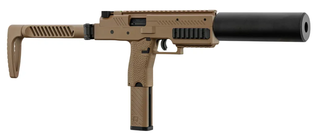 Réplique SMG VMP-1X Tan avec silencieux 0.95J-0
