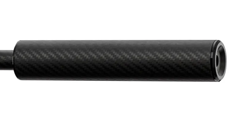 Silencieux carbone 40x200mm avec mousse Storm PC1-0