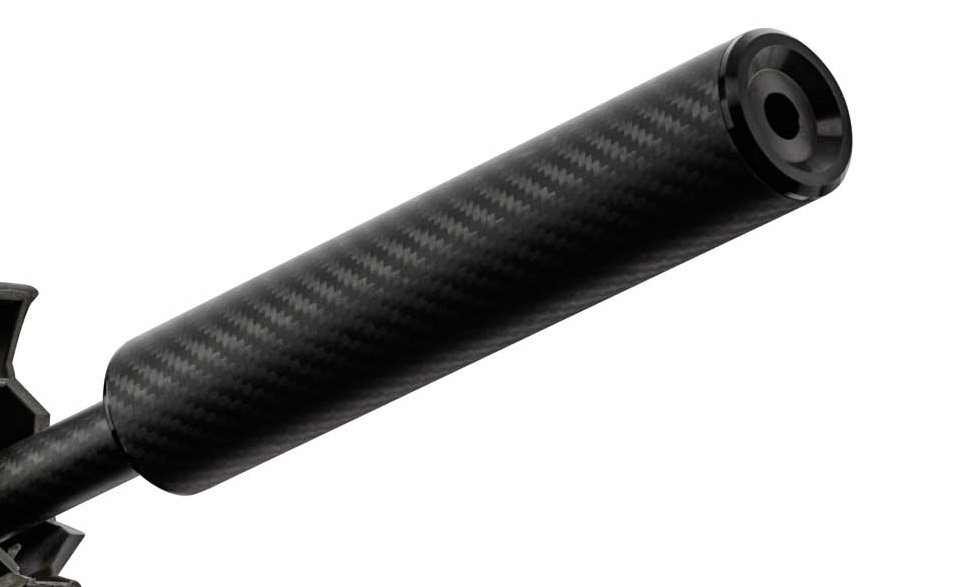 Silencieux carbone 40x200mm avec mousse Storm PC1-467230