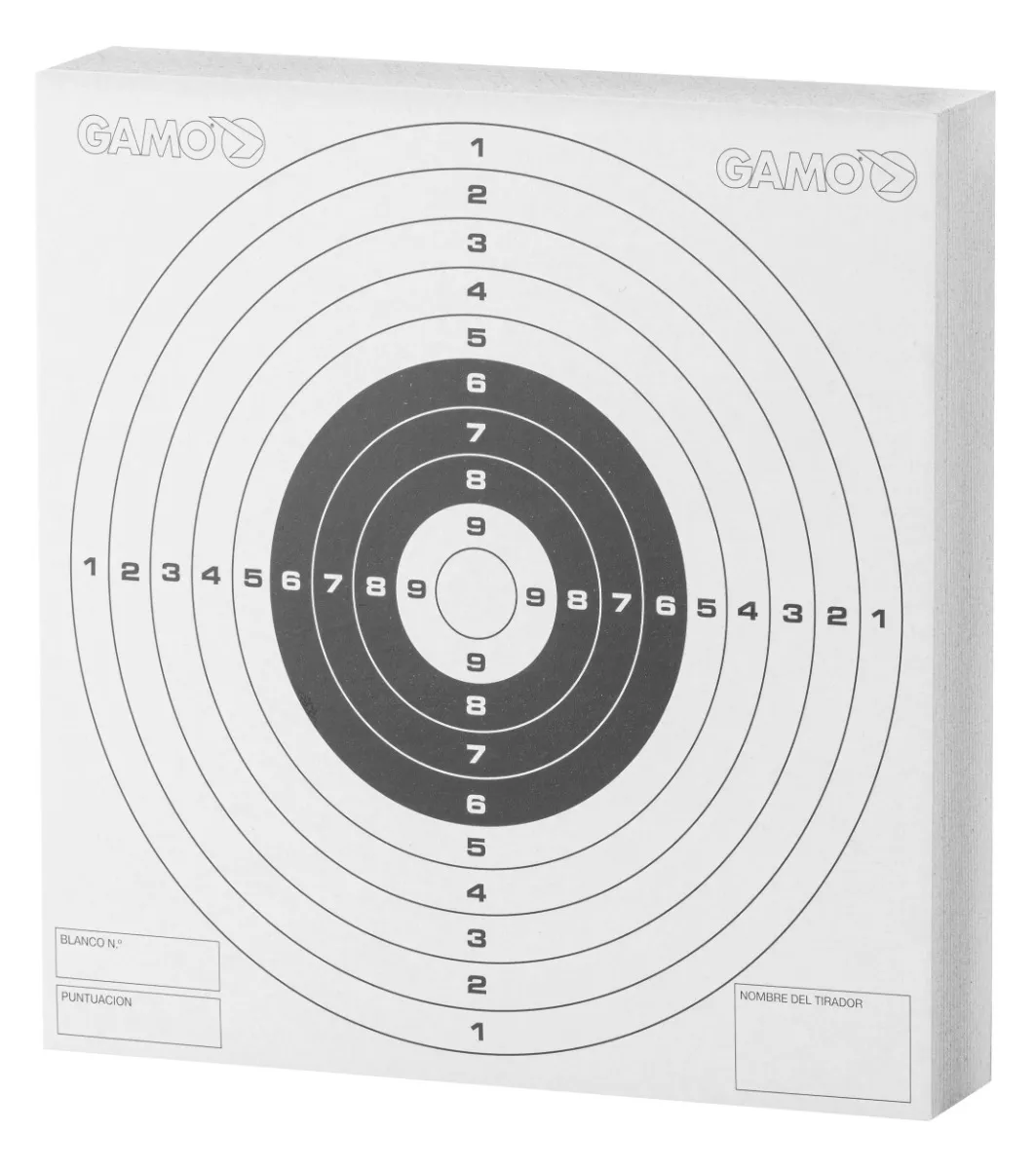 Paquet de 100 cibles cartonnées 14 X 14 - GAMO-467569