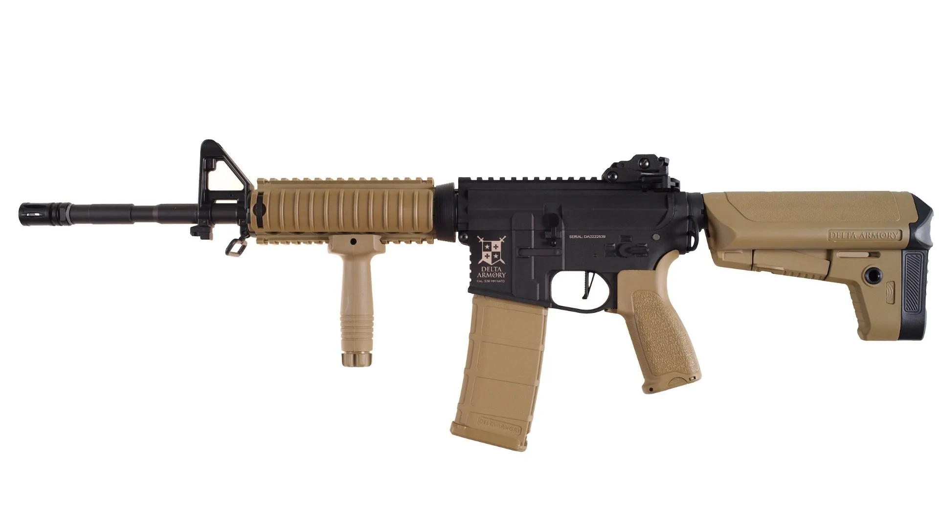 AR15 RIS Charlie Half Tan-0