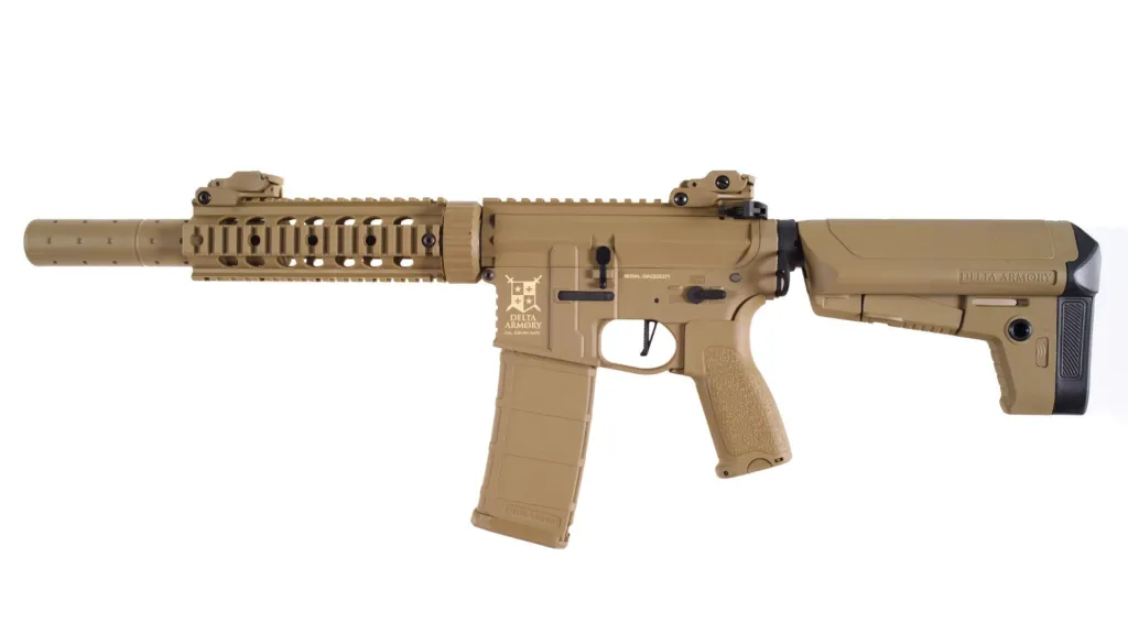 AR15 SilentOps 7" Charlie entièrement tanné-0