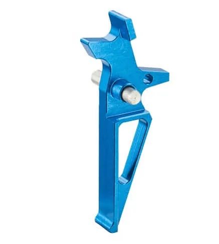 Détente AEG V2 Speed Flat Skeleton bleue-0