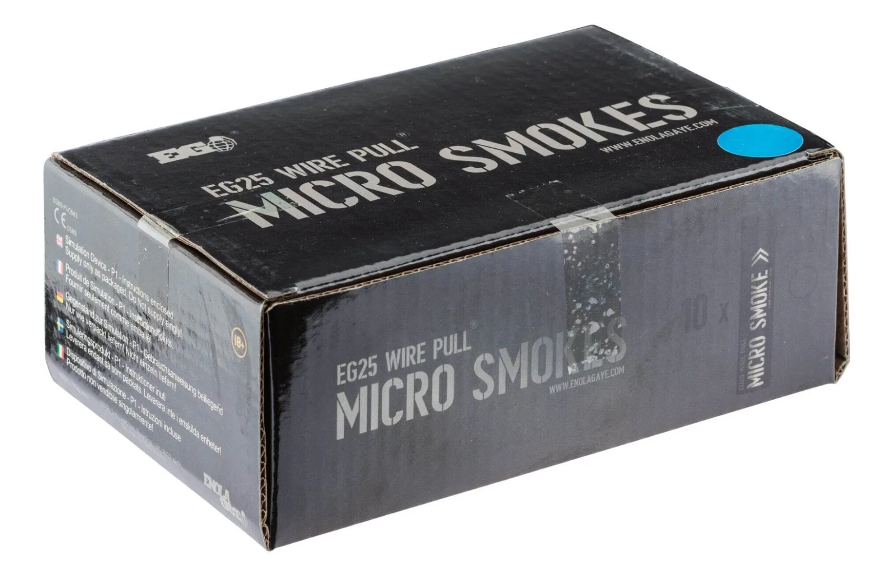 Pack de 10 Micro Fumigènes à goupilles EG25 Blanc-468215