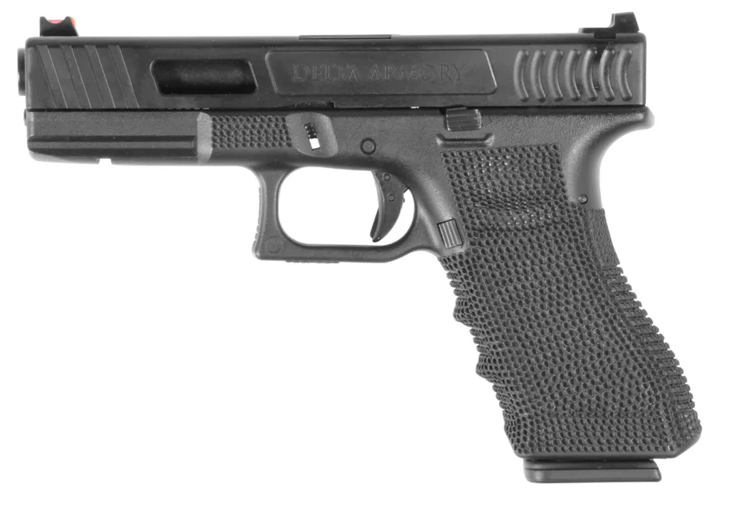 Pistolet airsoft Delta Armory P01 GBB Green Gas Noir-0