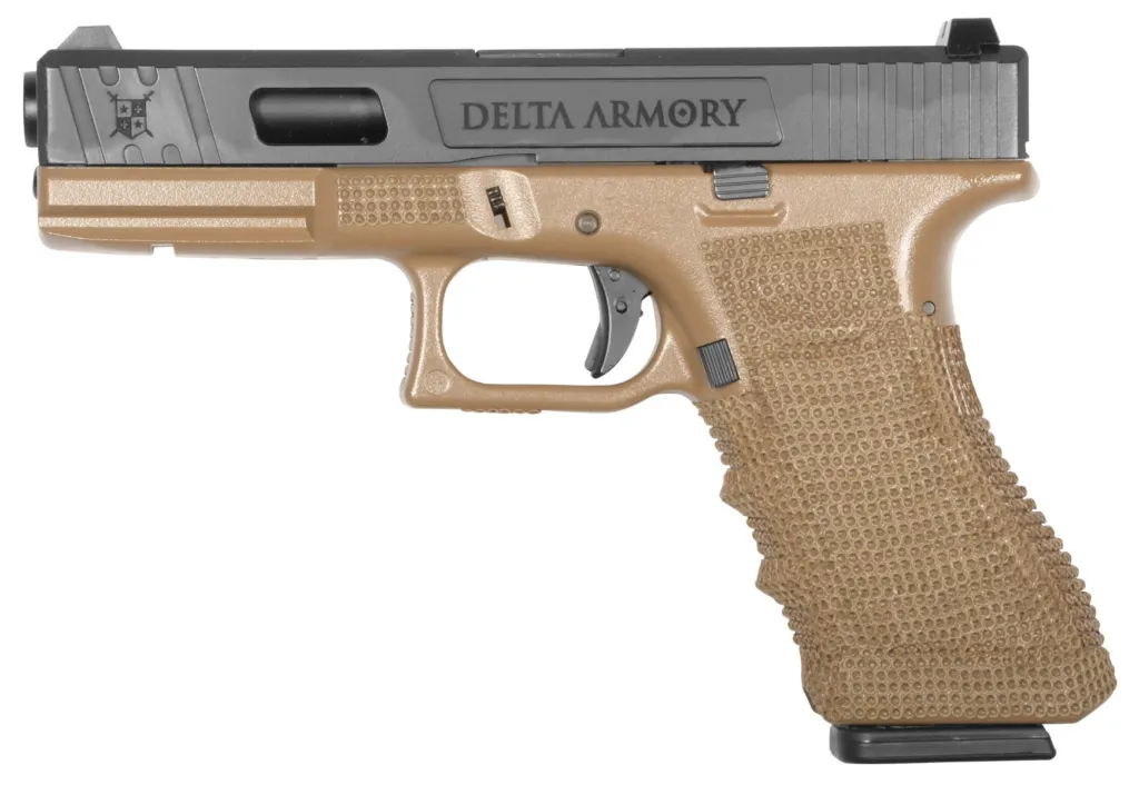 Pistolet airsoft Delta Armory P02 GBB Green Gas Tan-0