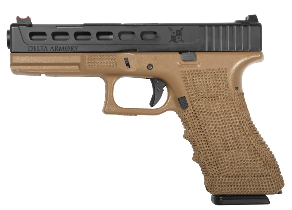 Pistolet airsoft Delta Armory P06 GBB Green Gas Tan-0