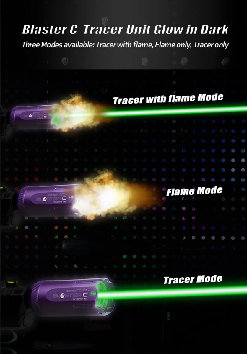 Silencieux Blaster C Unit ACETECH Violet-467890