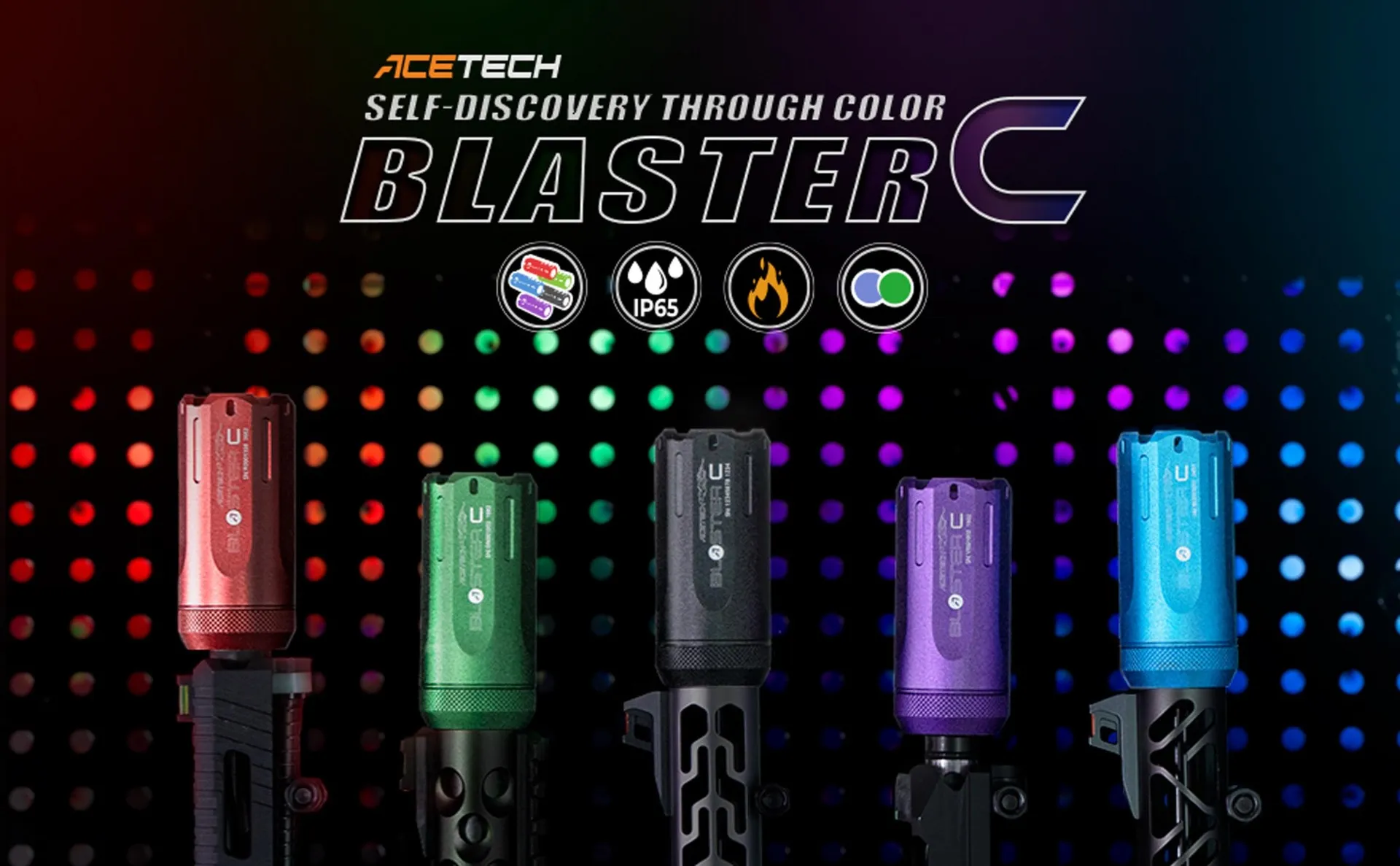 Silencieux Blaster C Unit ACETECH Violet-467892