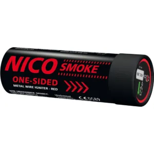 Fumigène 80 seconde NicoFire Rouge Pack de 5-0