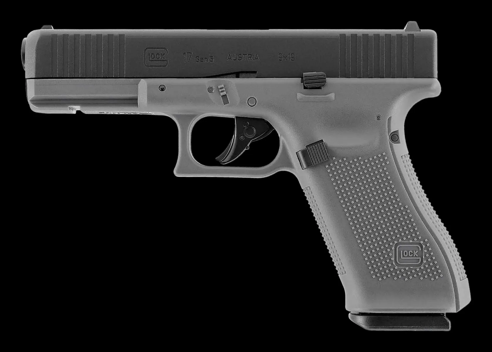 Pist Glock 17 Gen5 Bbs 6Mm Co2 < 2,0 J Black Tungsten Gray, photo 4