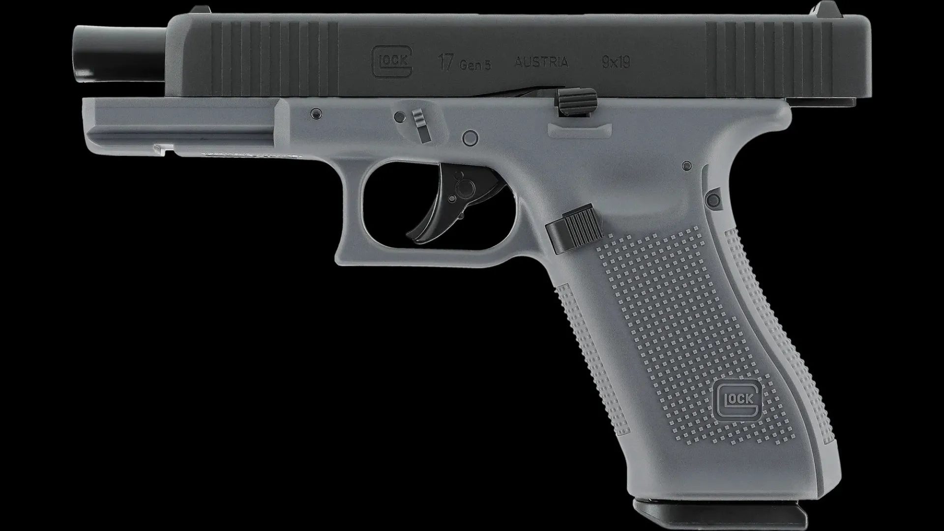 Pist Glock 17 Gen5 Bbs 6Mm Co2 < 2,0 J Black Tungsten Gray, photo 3