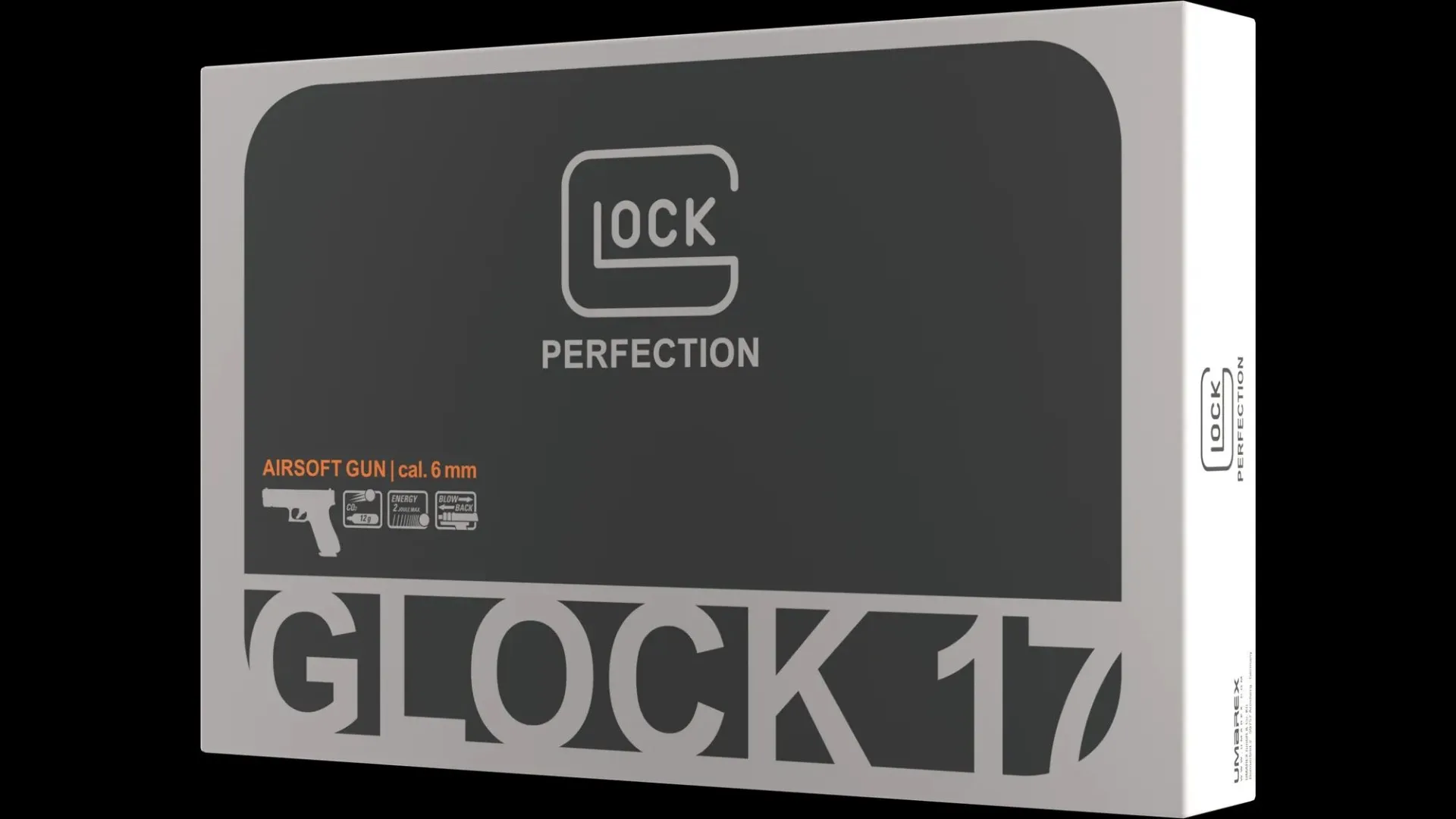 Pist Glock 17 Gen5 Bbs 6Mm Co2 < 2,0 J Black Tungsten Gray, photo 6