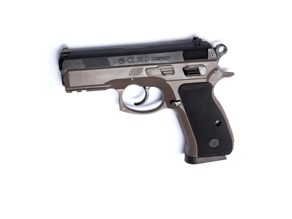 Pistolet 6Mm Cz 75D Compact Ressort Bicolore-0