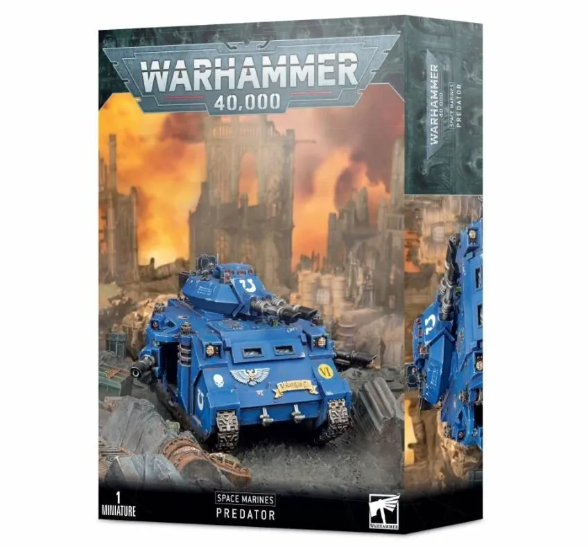 W40K – Space Marines – Predator (48-23)-0