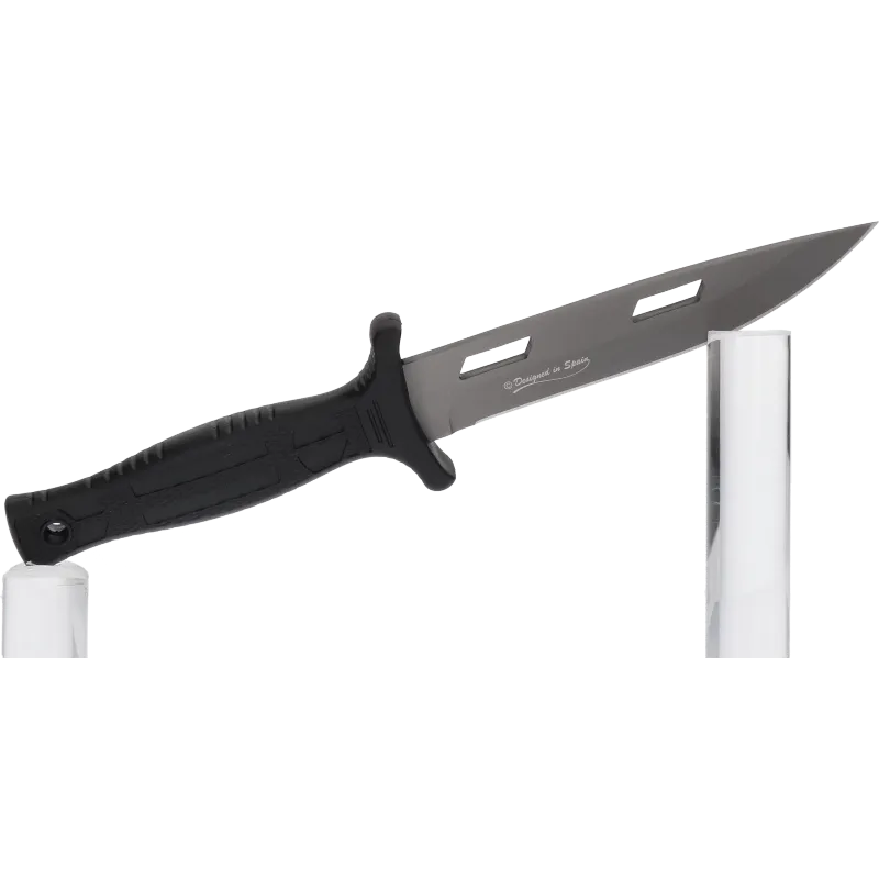 Couteau de botte K25. Revêtu noir. Lame 12.8 cm-469315