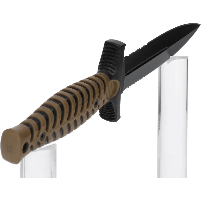 Couteau de botte K25.Revêtu en titane.Lame 12.5 cm-469326