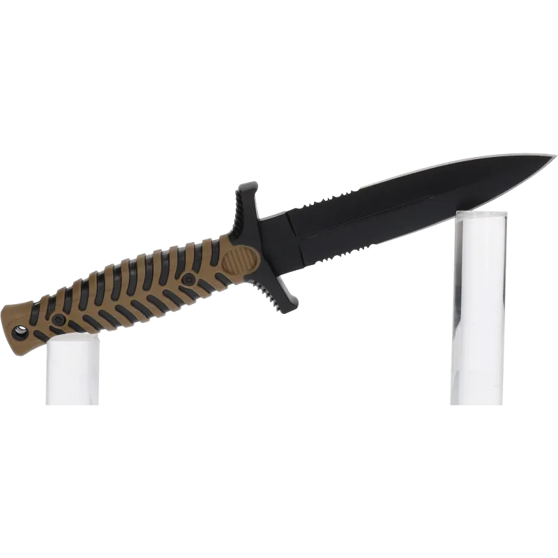 Couteau de botte K25.Revêtu en titane.Lame 12.5 cm-469327