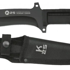 COUTEAU K25. FULL TANG. REVêTU TITANE-0