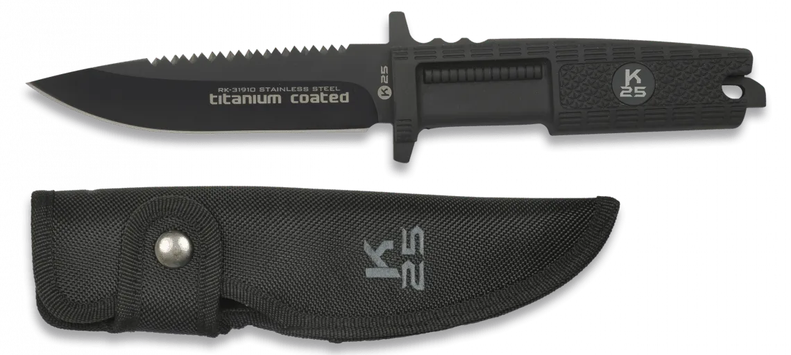 Couteau K25 Thunder I. Camo sable. Lame 19.8 cm-469268