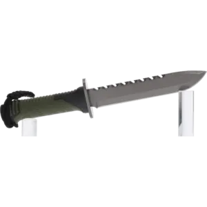 Couteau K25 Thunder II. Camo vert. Lame 17 cm-0