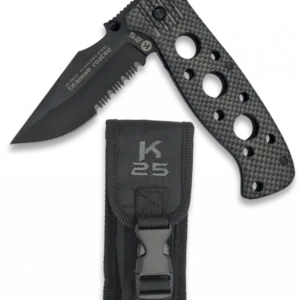 COUTEAU PLIANT K25 CAOUTCHOUC. LAME 8.3-0