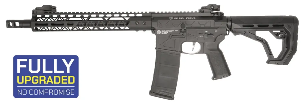 Réplique airsoft Delta Armory FREYA R15 SKELETON 13" Noir-0