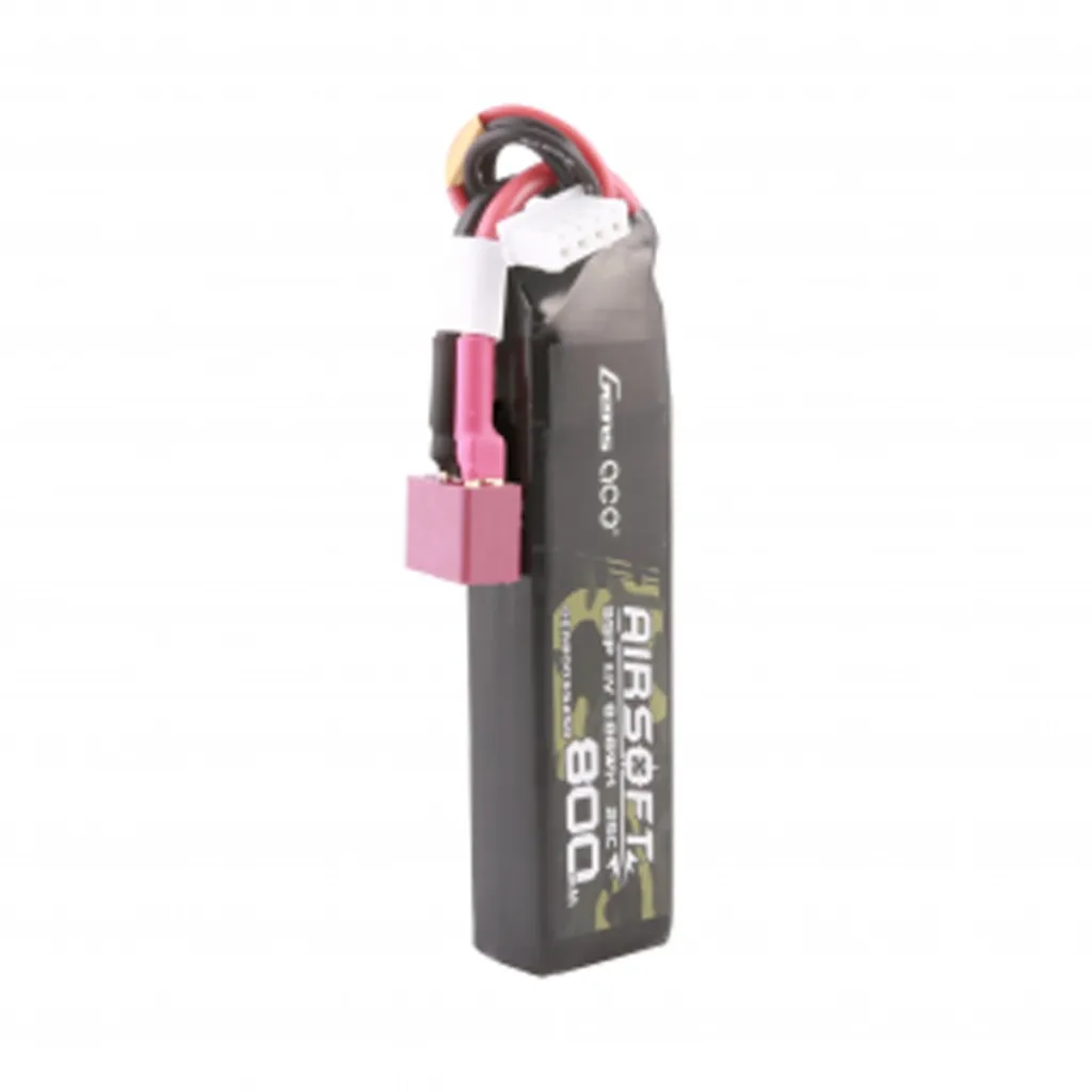 Batterie lipo 11.1V 800mah 25C 1 élément T-DEAN Genspow-0