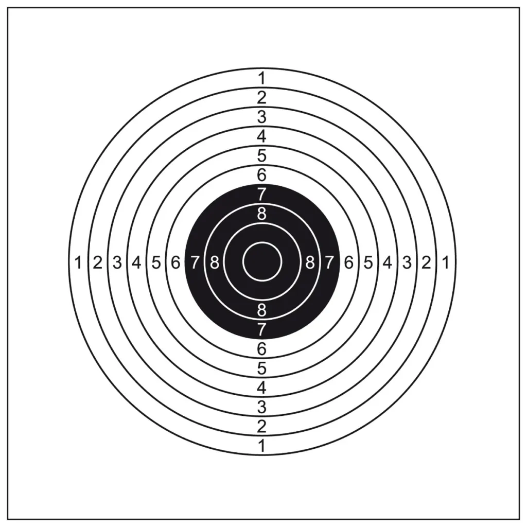 Pack Cibles cartonnées 14 x 14 cm Shoot Again (x10)-0