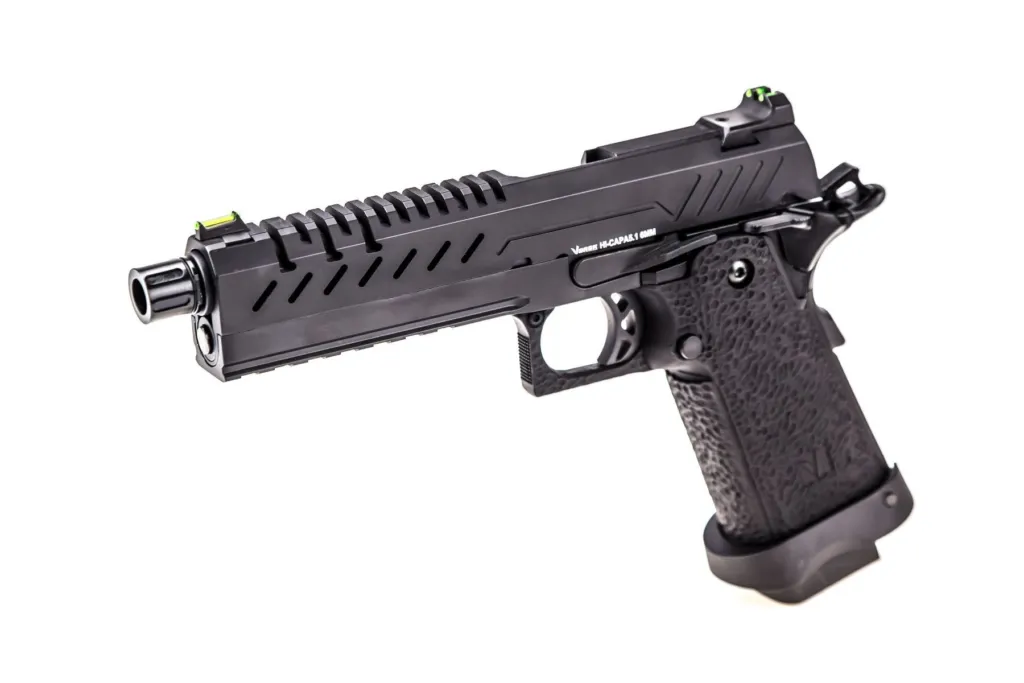 Réplique GBB gaz Hi-Capa 5.1 Noir / Noir 1,0J-0