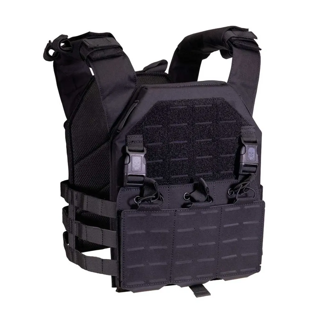 Gilet porte-plaques Drake MK3 Noir - Corso Tactical -0