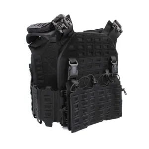 Gilet Tactique Porte-plaques Drake Mk4 Noir - Corso Tactical -0