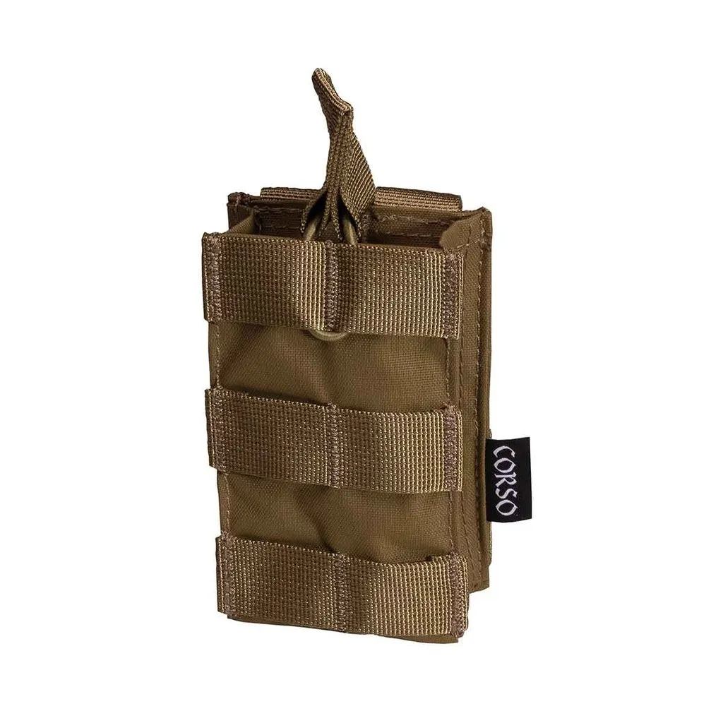 Poche Porte-chargeur Simple M4 Dagger Molle Coyote - Corso Tactical-0