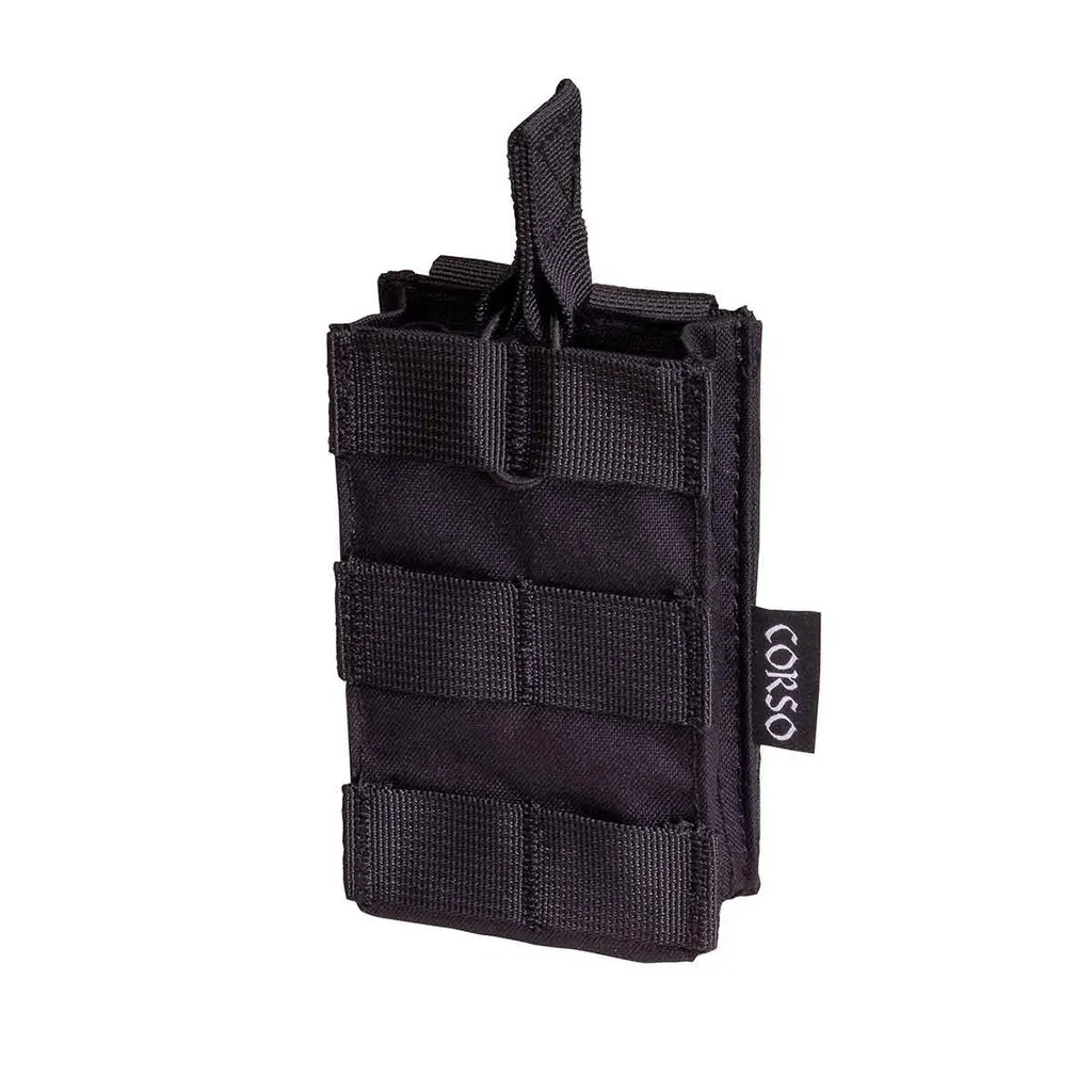Poche Porte-chargeur Simple M4 Dagger Molle Noire - Corso Tactical-0