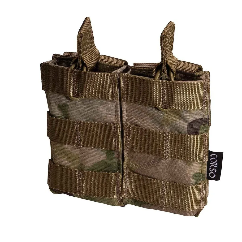 Poche porte-chargeurs double M4 Dagger MOLLE Multicam - Corso Tactical -0