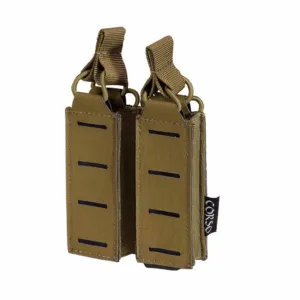 Poche Porte-chargeurs Double Pour Pistolet Dagger Mk1 Laser Coyote - Corso Tactical -0