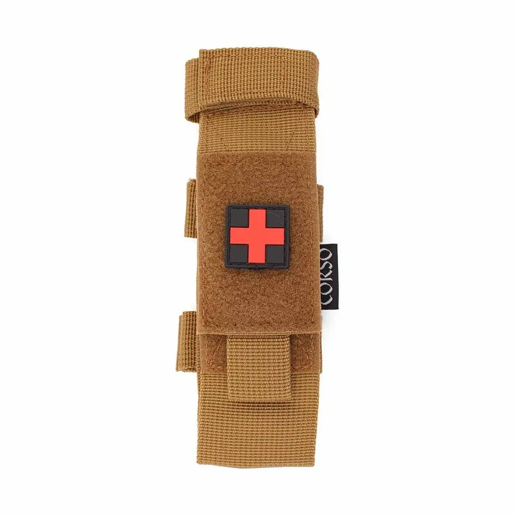 Pochette Porte-tourniquet Et Ciseaux Molle Coyote- Corso Tactical -0